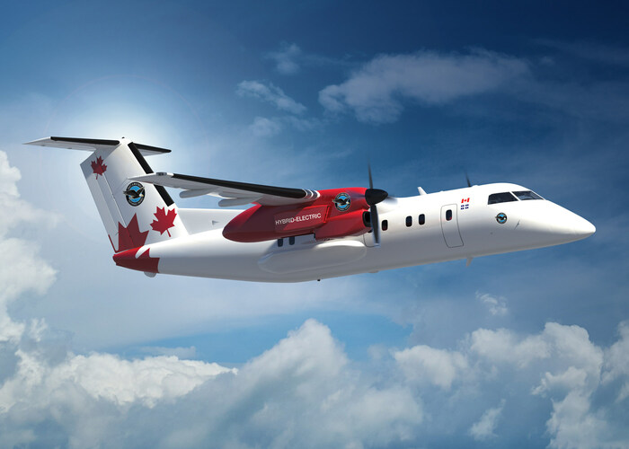 RTX's hybrid-electric flight demonstrator developed by Pratt & Whitney Canada