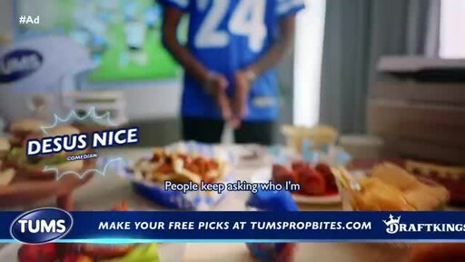 TUMS X DraftKings Prop Bites Features Comedian, Desus Nice in Big Game Spot